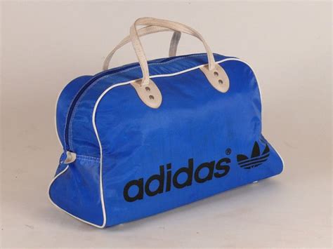 adidas koffer 70er blau weiß|VINTAGE 70er 80er ADIDAS Koffer Tasche Deko 70s Bag .